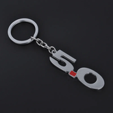 Mustang GT 5.0 Wing Emblem Keyring Chrome | #NEM50KEY